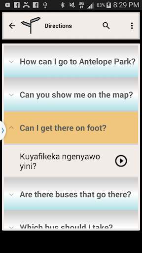 Ndebele Travel Companion screenshot 3