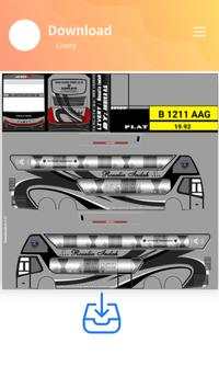 Livery Bus Medan Jaya SHD screenshot 6