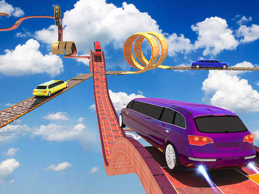 Limousine Racing Climb Stunts: GT Car Racing Games screenshot 7