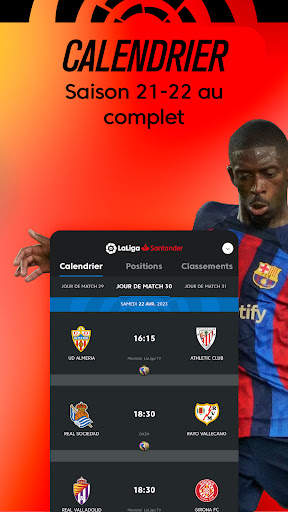 LaLiga: app officielle de foot screenshot 2