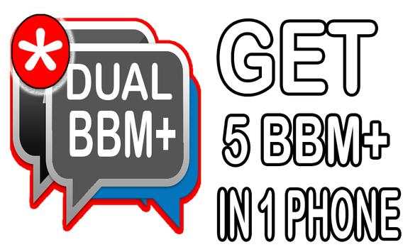 Dual Messenger bbm  ANDROID screenshot 1
