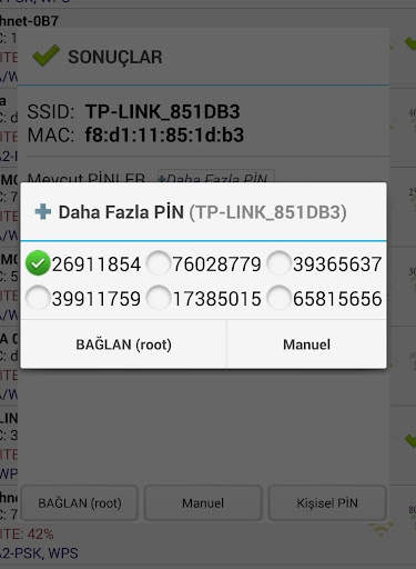 Wifi WPS Plus (Türkçe) screenshot 3
