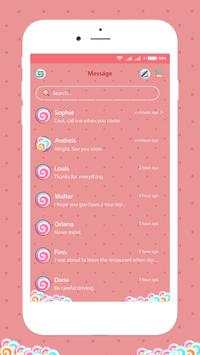 Candy SMS Theme – Message Style Candyland screenshot 2