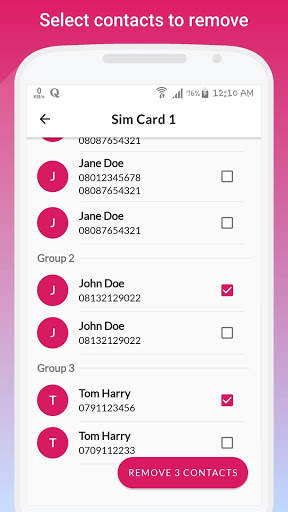 Duplicate Contacts Remover screenshot 4