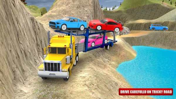 Car Cargo Transport Truck Driving screenshot 4