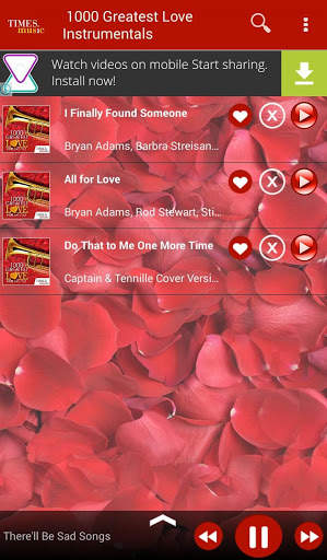 1000 Love Songs Instrumentals screenshot 6