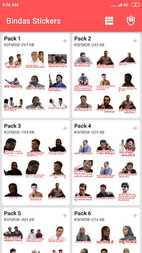 Bindas Stickers For Whatsapp screenshot 4