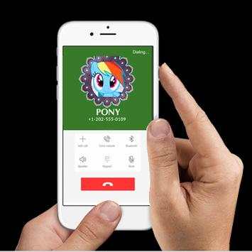 Fake Call From Pony : The little Unicorn screenshot 3