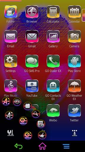 Alien 3D theme for Next Launcher screenshot 4