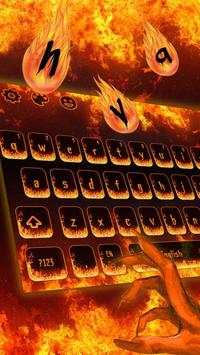 Hell Fire Flames Keyboard Theme screenshot 2