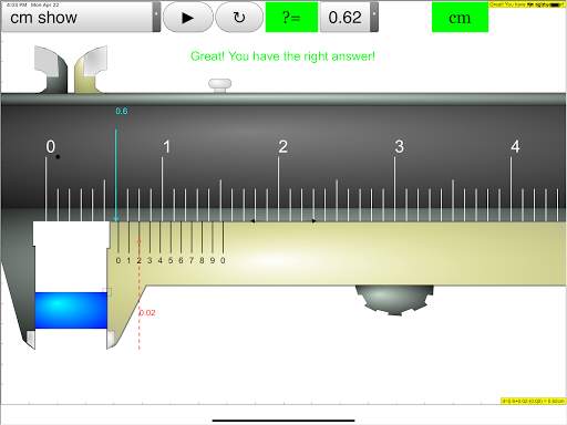 Vernier Calipers Simulator screenshot 12
