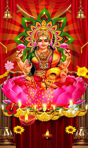 Lakshmi Devi Blessings Theme Live Wallpaper screenshot 23