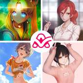 Anime Wallpaper - Hot Sexy Anime Girl HD logo