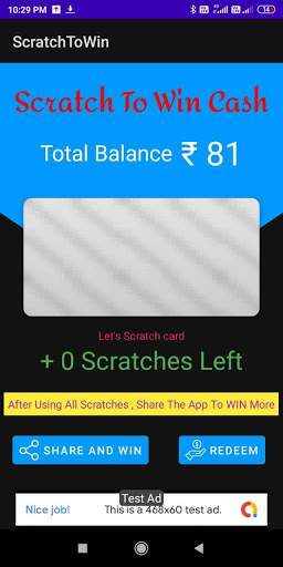 Scratch money स्क्रीनशॉट 1