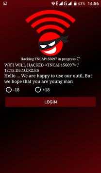 Wifi hacker PRO prank screenshot 4