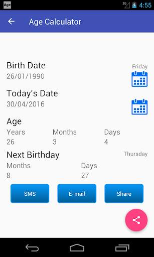 Age Calculator screenshot 2