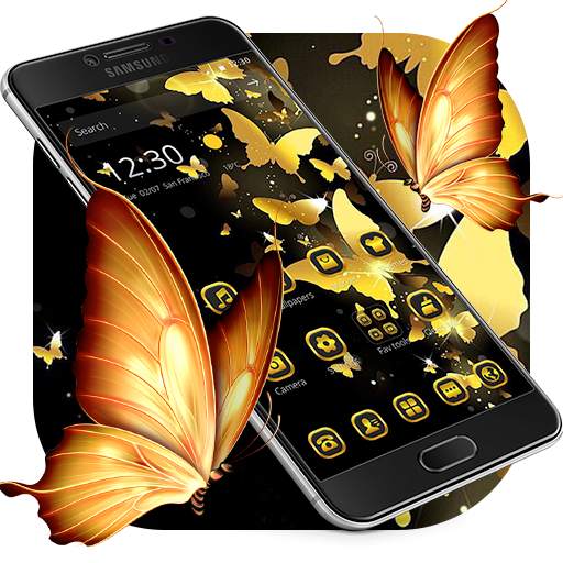 Gold Black Butterfly Theme 1.1.4