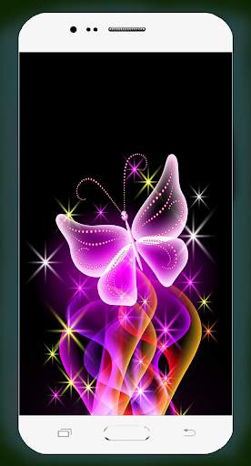 Neon Butterfly Wallpaper screenshot 8
