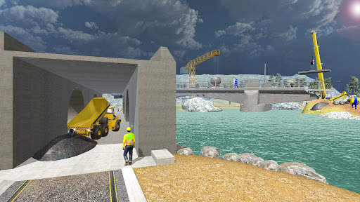 City Construction Dam Builder: House Building Game screenshot 4