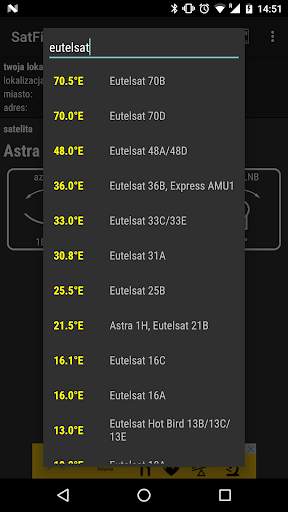 SatFinder screenshot 5