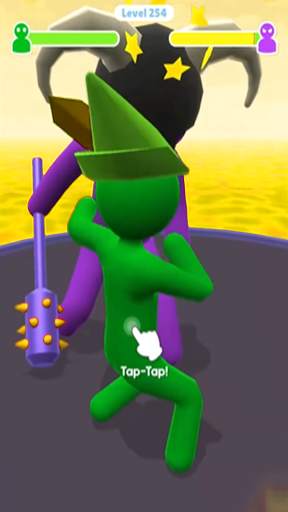 Join Color Rush Run Race Games-Giant Clash 3D screenshot 1