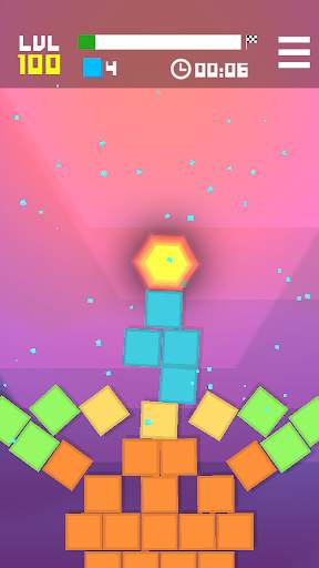 Hexagon Tower Balance Puzzles screenshot 2
