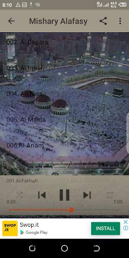 Mishary Alafasy MP3 Quran screenshot 3