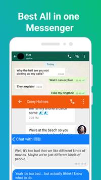 OneMessenger - All in one Messenger app screenshot 1