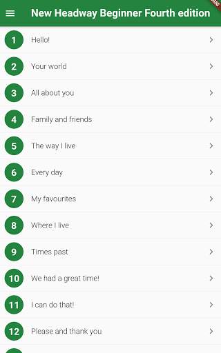 New Headway Beginner Fourth edition screenshot 5