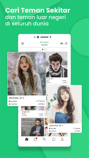 Gotcha - Cari Teman Baru, Chat dan Share Foto screenshot 1