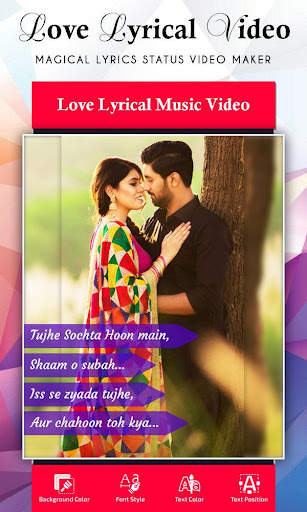 My Love Lyrical Video Maker screenshot 2