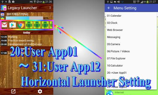 Legacy Launcher / start menu screenshot 5