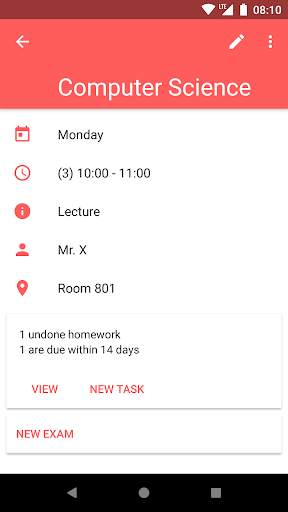 Timetable screenshot 4