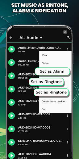 Ringdroid- MP3 Cutter Ringtone screenshot 7