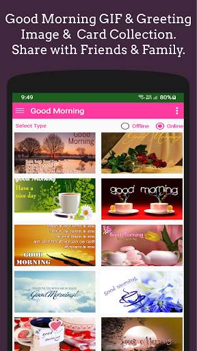 Good Morning GIF & Greetings  Collection скриншот 4