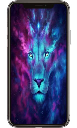 Roaring Fire Lion Lock Lock Screen, Lion wallpaper screenshot 3