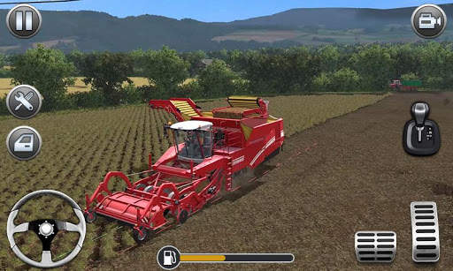 Farming Simulator - Big Tractor Farmer Driving 3D screenshot 2