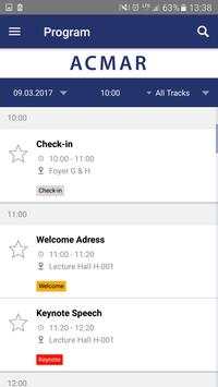 ACMAR 2017 screenshot 4
