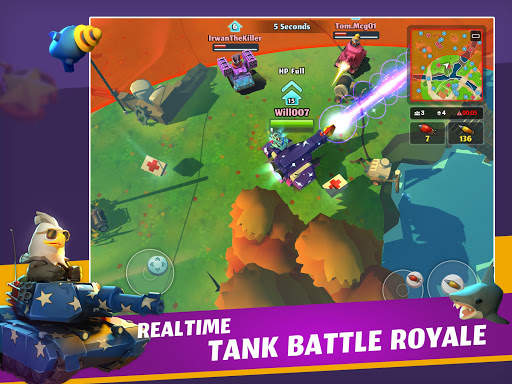 PvPets: Tank Battle Royale Games screenshot 2