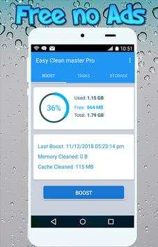Easy Clean Mobile Master - No Ads screenshot 1