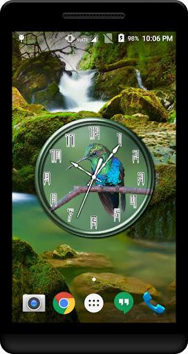 Hummingbird Clock Live WP screenshot 1