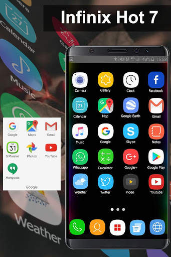 launcher Theme For Infinix 7 with photo editor screenshot 6