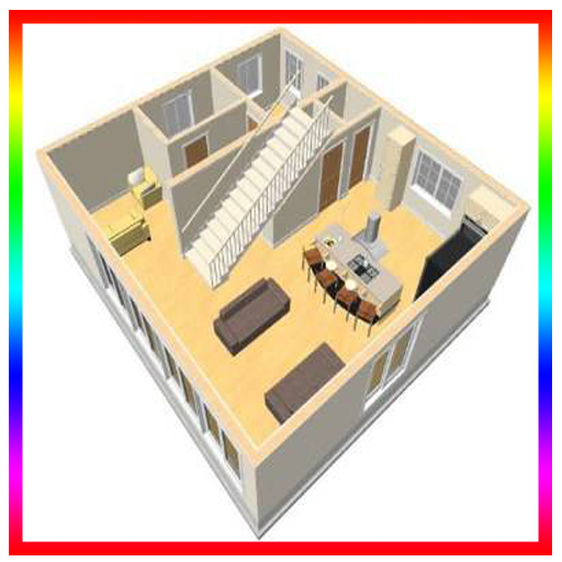2018 Modern 3D House Plan icon