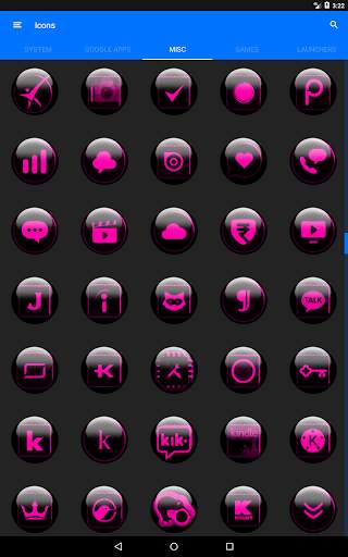 Pink Glass Orb Icon Pack скриншот 23