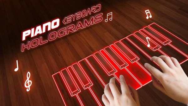 Hologram Piano Prank screenshot 1