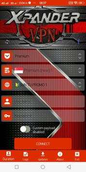 Xpander VPN screenshot 2