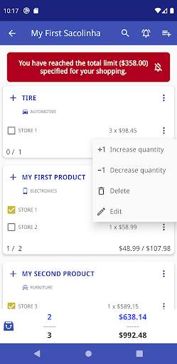 SacolinhaList - Generic shopping list screenshot 5