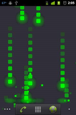 Pixel Rain Live Wallpaper screenshot 3