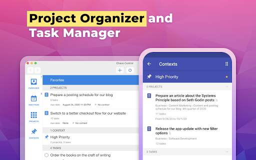Chaos Control: GTD Organizer & screenshot 1