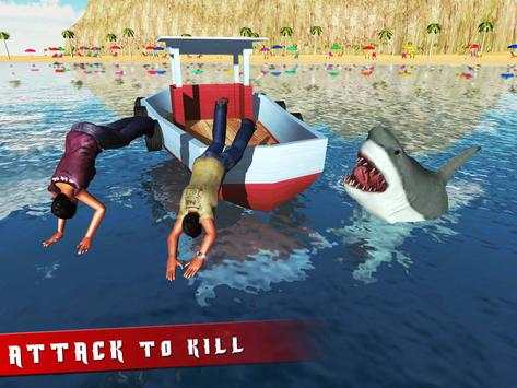 Angry Shark Simulator Game 3D screenshot 8